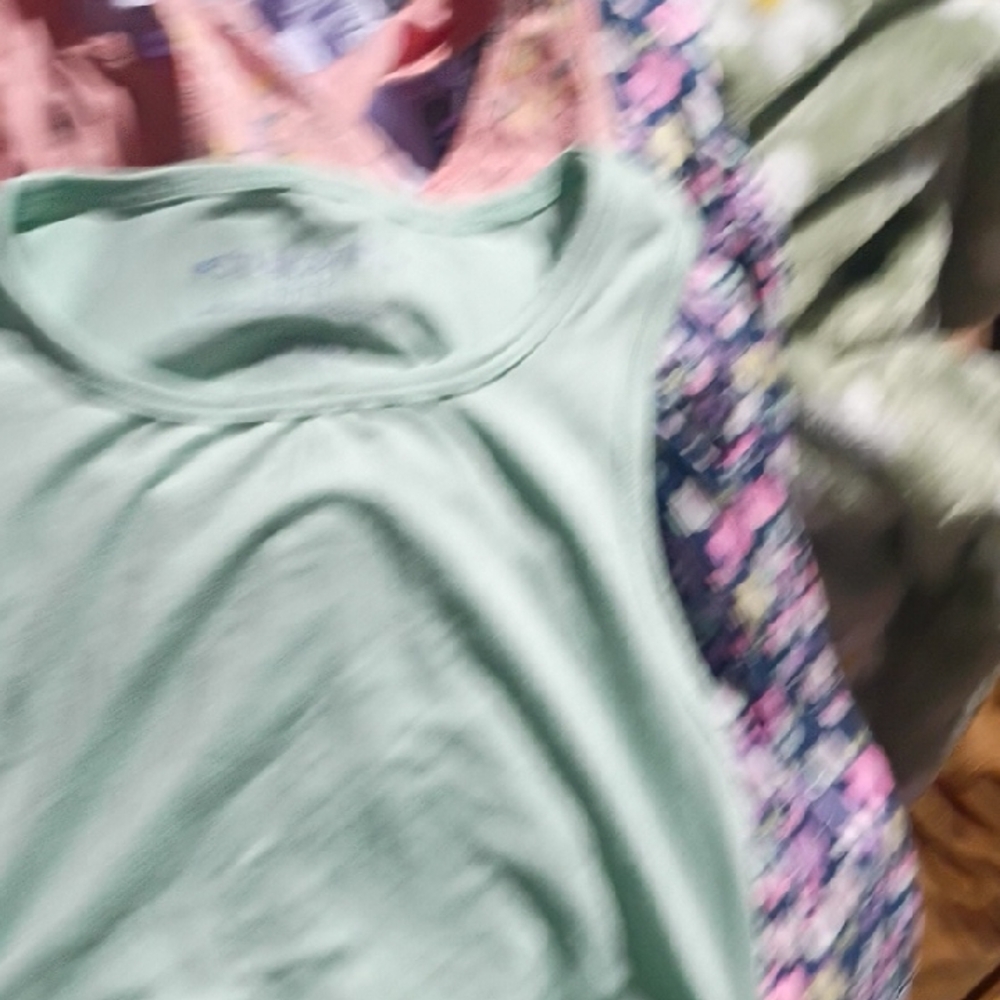 Light Mint Green Sleeveless Tank Top